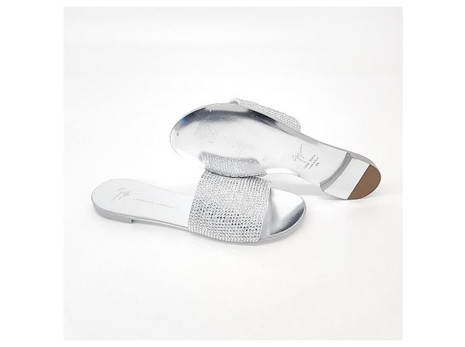 Ciabatte Giuseppe Zanotti Argento - vista 4