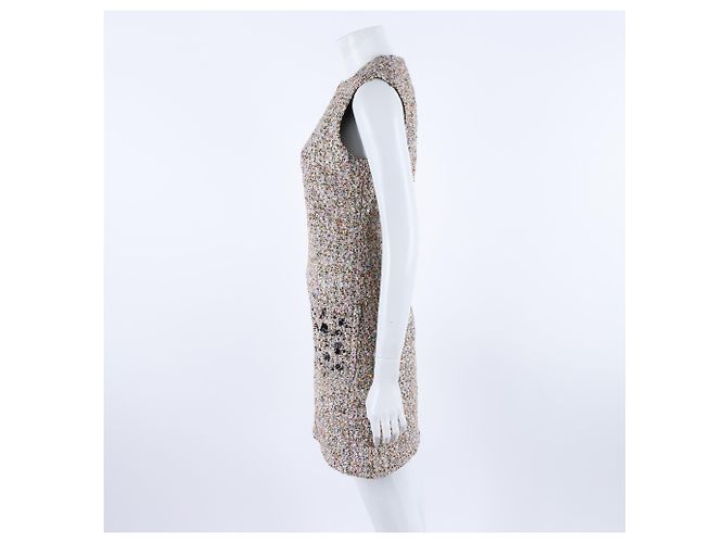 Louis Vuitton Vestido de tweed Multicolor - vista 2