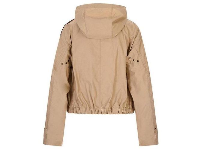 Moncler Giacca in popeline di misto cotone con cappuccio - vista 5
