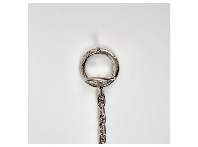 Ring Hermès Cinturón de cuero reversible para mujer Noir Gold Dorado - vista 12