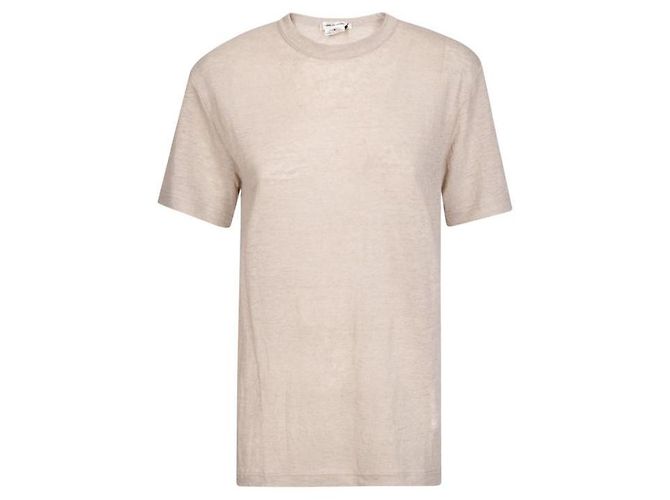 Comme Des Garcons Dünnes Jersey-T-Shirt aus Leinen - Ansicht 4