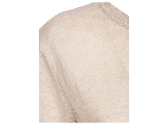 Comme Des Garcons Dünnes Jersey-T-Shirt aus Leinen - Ansicht 6