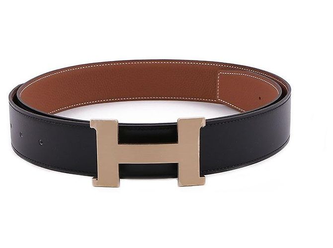 Hermès Reversible Leather Strap Belt Gold Buckle Multiple colors - view 5