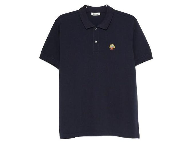 Bally T-Shirt mit kurzen Ärmeln und besticktem Logo-Patch Schwarz - Ansicht 4