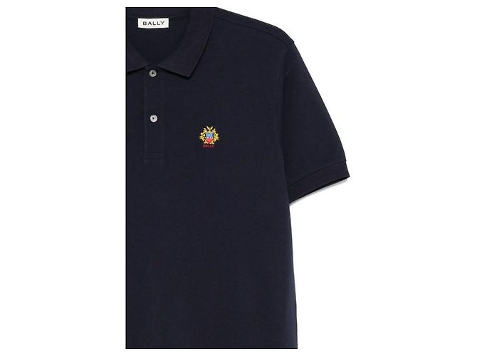 Bally T-Shirt mit kurzen Ärmeln und besticktem Logo-Patch Schwarz - Ansicht 5