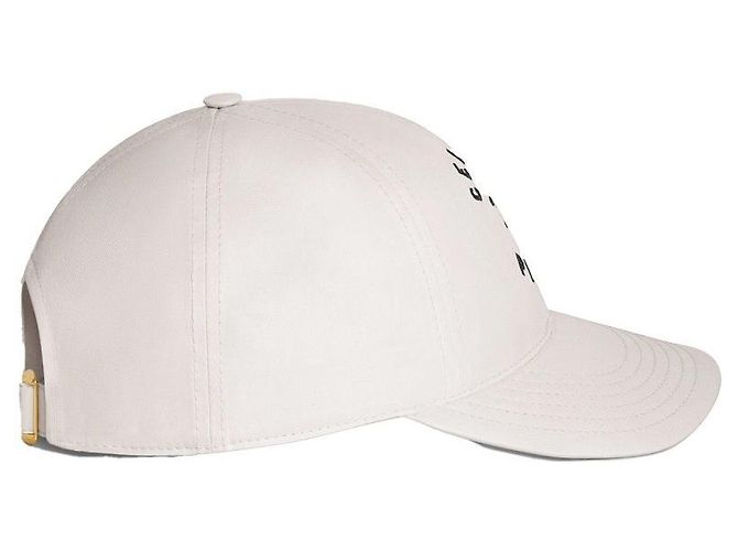 Céline Gorra de Béisbol de Algodón Triomphe Craie Plata - vista 3