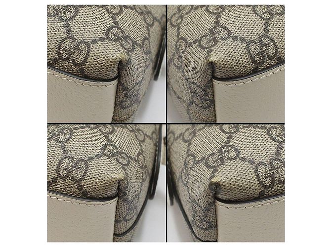 Gucci Borsa a tracolla GG Supreme Ophidia Marrone - vista 12