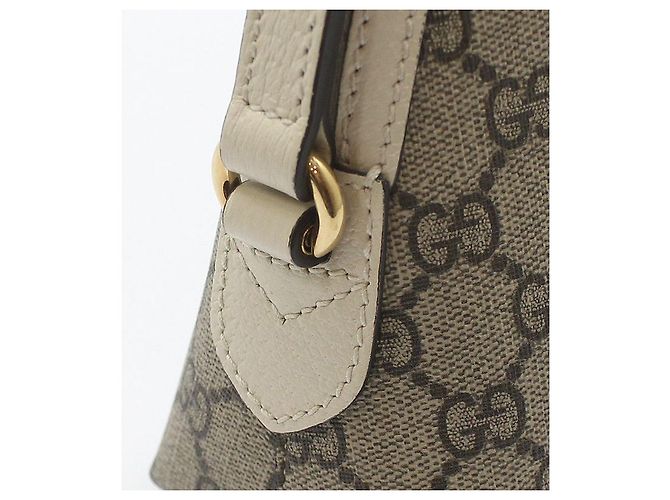 Gucci Borsa a tracolla GG Supreme Ophidia Marrone - vista 9