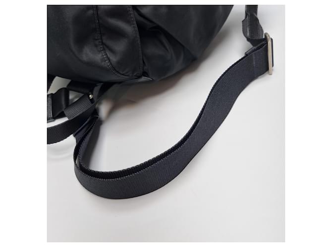 Prada Re-Nylon Saffiano Rucksack Medium Schwarz - Ansicht 12