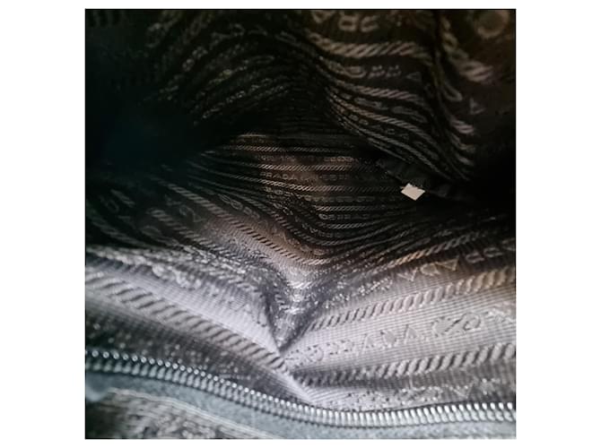 Prada Re-Nylon Saffiano Rucksack Medium Schwarz - Ansicht 17