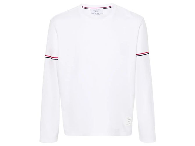 Thom Browne Rugby a maniche lunghe in cotone Multicolore - vista 9