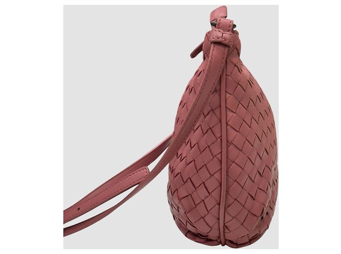 Bottega Veneta Mini borsa a tracolla rosa - vista 4