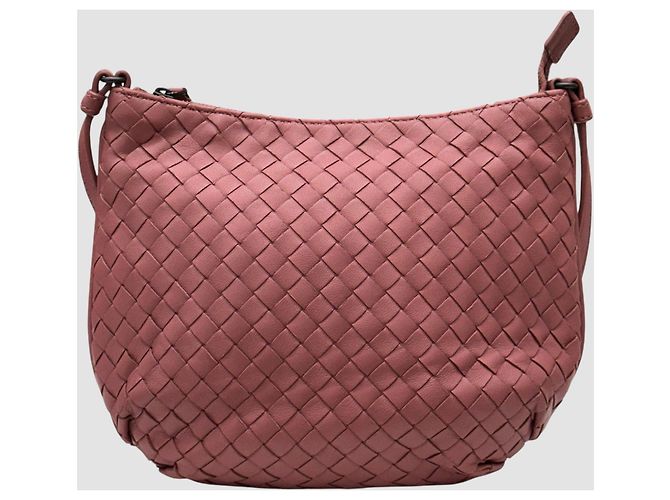 Bottega Veneta Mini borsa a tracolla rosa - vista 7
