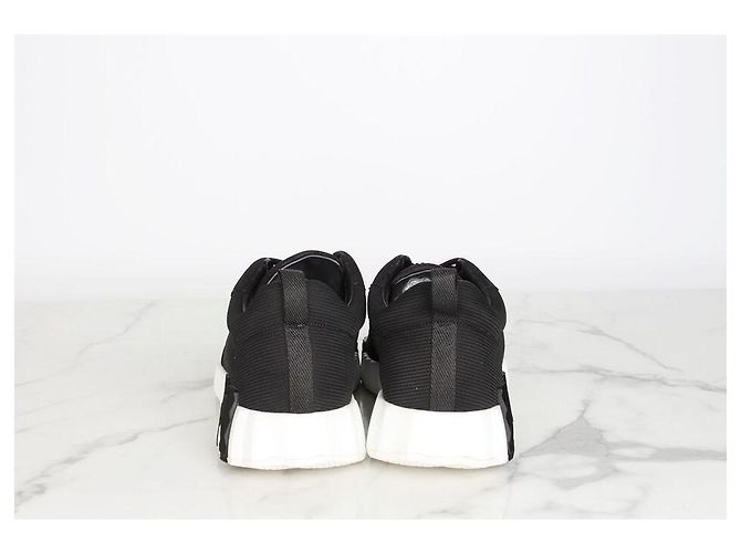 Hermès Zapatillas de ante Bouncing Black Negro - vista 6