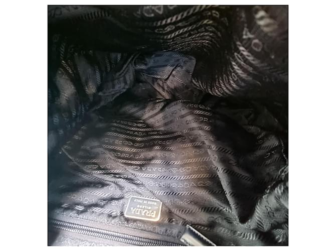 Prada Nylon-Rucksack Medium Unisex Blau - Ansicht 12