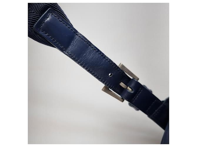 Prada Nylon-Rucksack Medium Unisex Blau - Ansicht 21