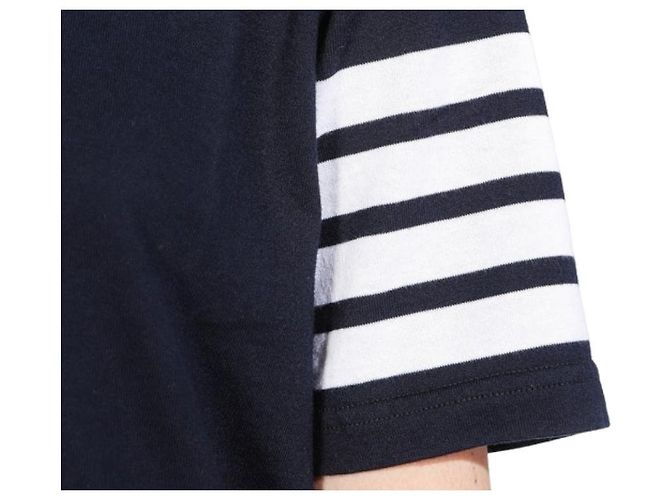 Thom Browne Kurzärmeliges T-Shirt für Damen Blau - Ansicht 4