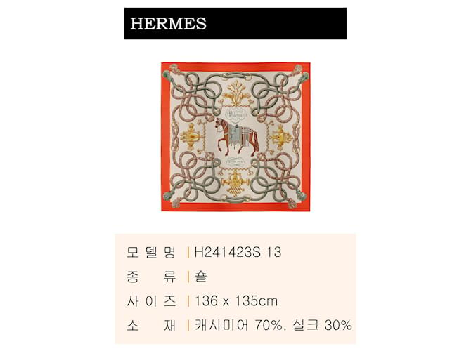 Hermès Chal Palefroi Multicolor - vista 3