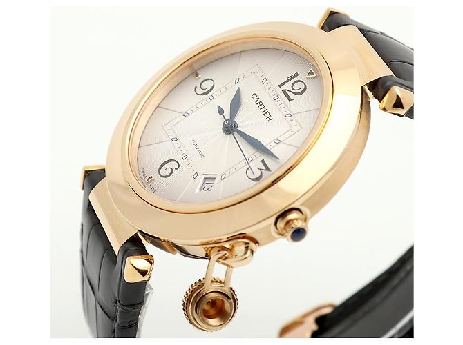 Cartier Relógio Pasha Gold Large para homem com caixa e garantia Dourado - vista 14