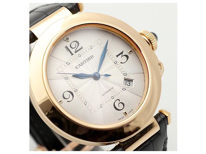 Cartier Relógio Pasha Gold Large para homem com caixa e garantia Dourado - vista 15