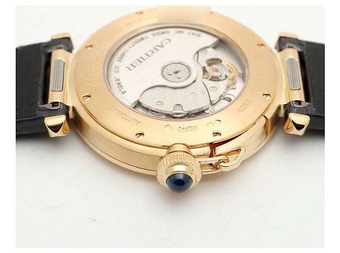 Cartier Relógio Pasha Gold Large para homem com caixa e garantia Dourado - vista 17