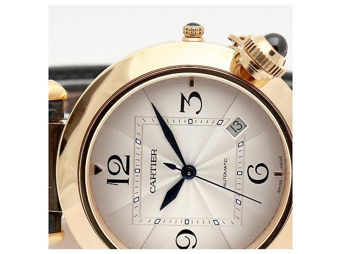 Cartier Relógio Pasha Gold Large para homem com caixa e garantia Dourado - vista 18