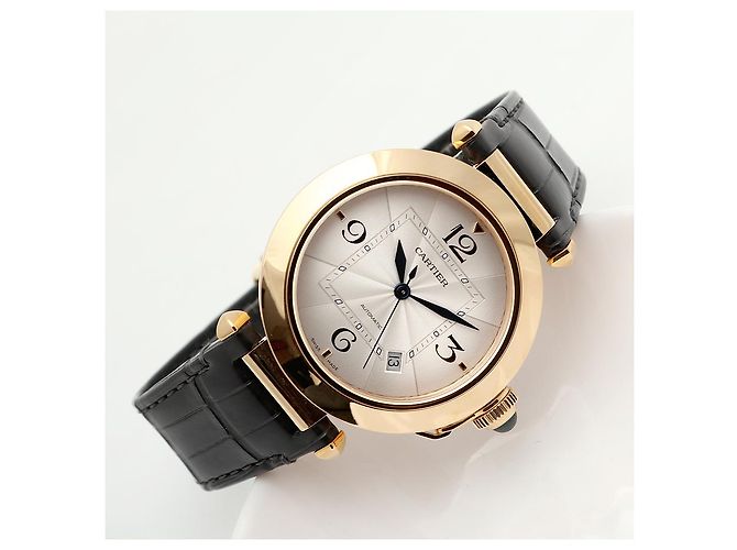 Cartier Relógio Pasha Gold Large para homem com caixa e garantia Dourado - vista 22