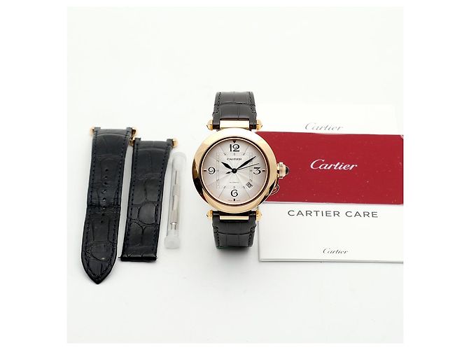 Cartier Relógio Pasha Gold Large para homem com caixa e garantia Dourado - vista 27
