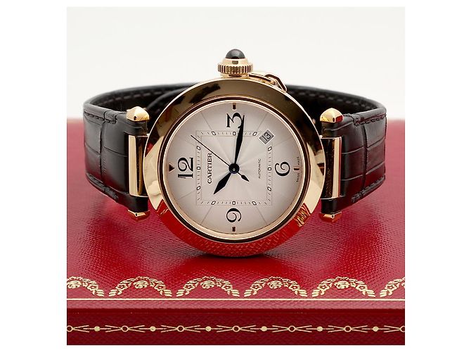 Cartier Relógio Pasha Gold Large para homem com caixa e garantia Dourado - vista 28