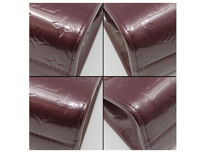 Louis Vuitton Borsa a Spalla Monogram Vernis Luxbury Porpora - vista 13