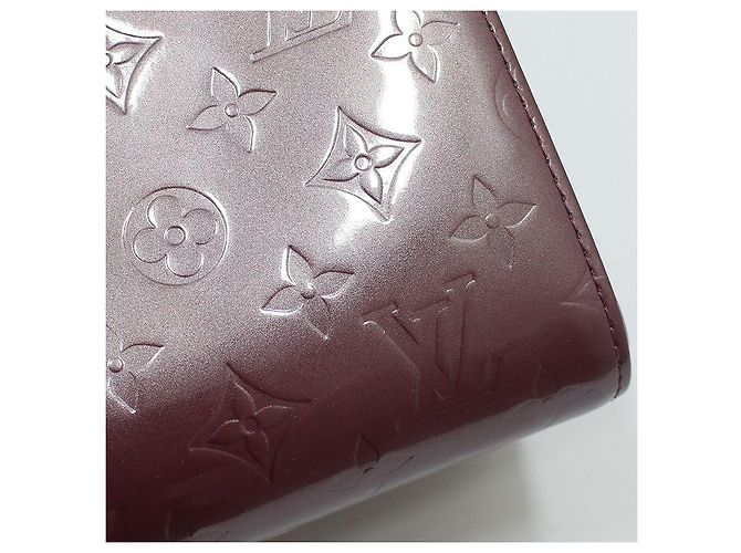 Louis Vuitton Borsa a Spalla Monogram Vernis Luxbury Porpora - vista 6