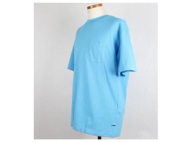 Louis Vuitton Half Damier T-Shirt mit Tasche Blau - Ansicht 2