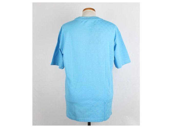 Louis Vuitton Half Damier T-Shirt mit Tasche Blau - Ansicht 4