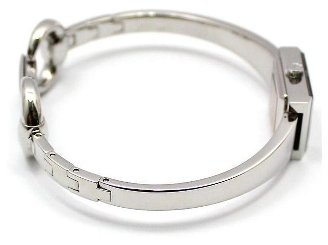 Gucci Relógio de aço com pulseira de bracelete e quartzo Prata - vista 4