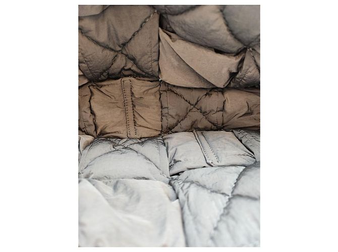 Cassette Bottega Veneta Bolso Bottega Padded Tech Gris Estado Castaño - vista 12