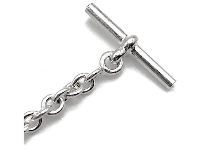 Hermès Pulsera Kelly Amulet en plata - vista 5