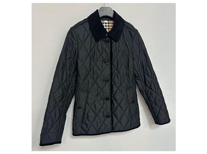Burberry Jaqueta acolchoada com motivo Monogram e diamantes - vista 3
