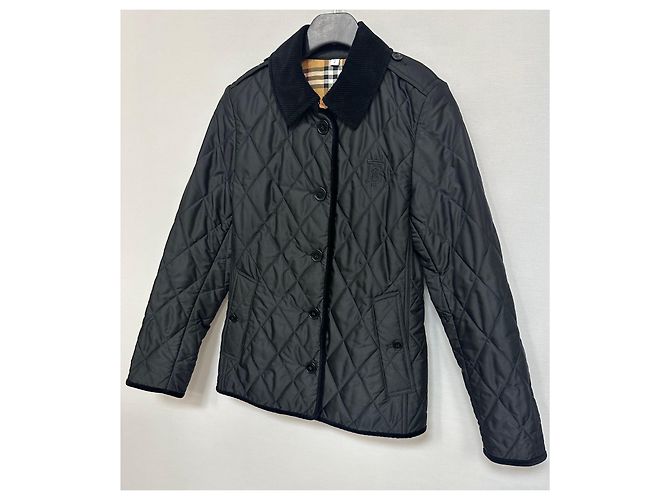 Burberry Jaqueta acolchoada com motivo Monogram e diamantes - vista 4