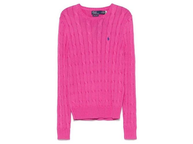 Ralph Lauren Zopfstrick mit Pony-Logo-Stickerei - Ansicht 4