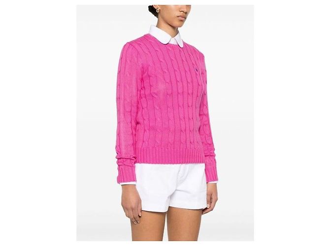 Ralph Lauren Zopfstrick mit Pony-Logo-Stickerei - Ansicht 5