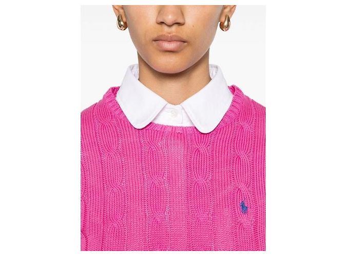 Ralph Lauren Zopfstrick mit Pony-Logo-Stickerei - Ansicht 8
