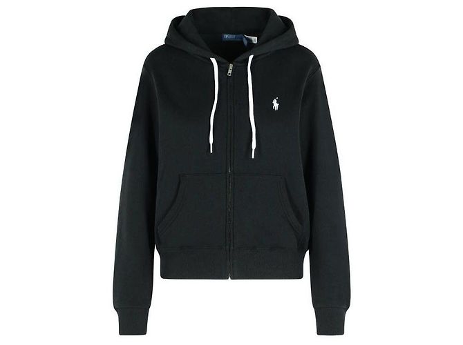 Ralph Lauren Moletom com capuz e zíper com logo - vista 4