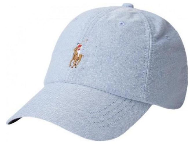 Ralph Lauren Cap mit gesticktem Pony-Logo Blau - Ansicht 5