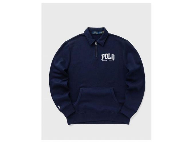 Ralph Lauren Sweatshirt in Regular Fit mit halbem Reißverschluss Blau - Ansicht 5
