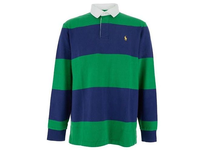Ralph Lauren Iconisches Rugby-Hemd mit Streifen Grün - Ansicht 4