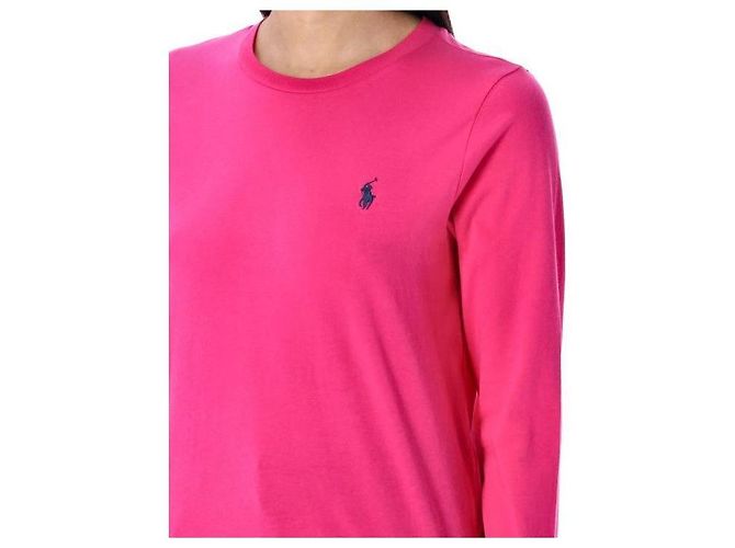 Ralph Lauren Besticktes Langarm-T-Shirt mit Pony-Logo - Ansicht 6