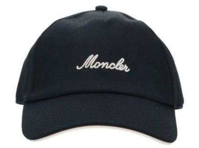 Moncler Cappellino da baseball in cotone Nero - vista 4