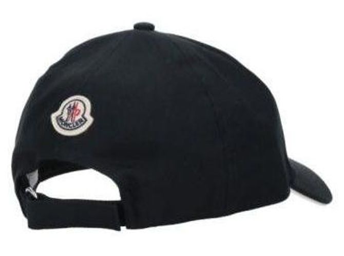 Moncler Cappellino da baseball in cotone Nero - vista 5