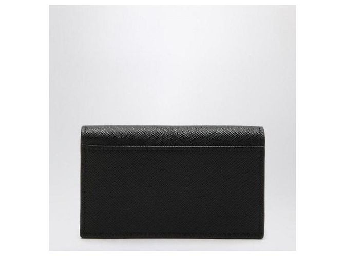 Prada Saffiano Kartenetui mit Metalllogo - Ansicht 5