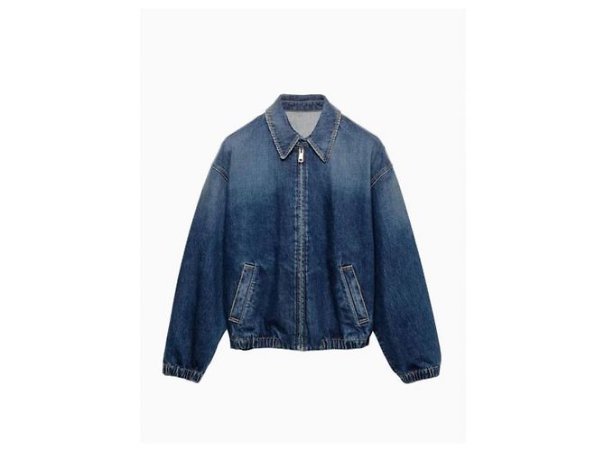 Prada Waschbare Jeansjacke in Blau - Ansicht 5